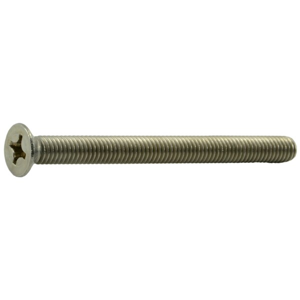 Midwest Fastener M6-1.00 x 70 mm Phillips Flat Machine Screw, Plain A2 Stainless Steel, 5 PK 34776 - main